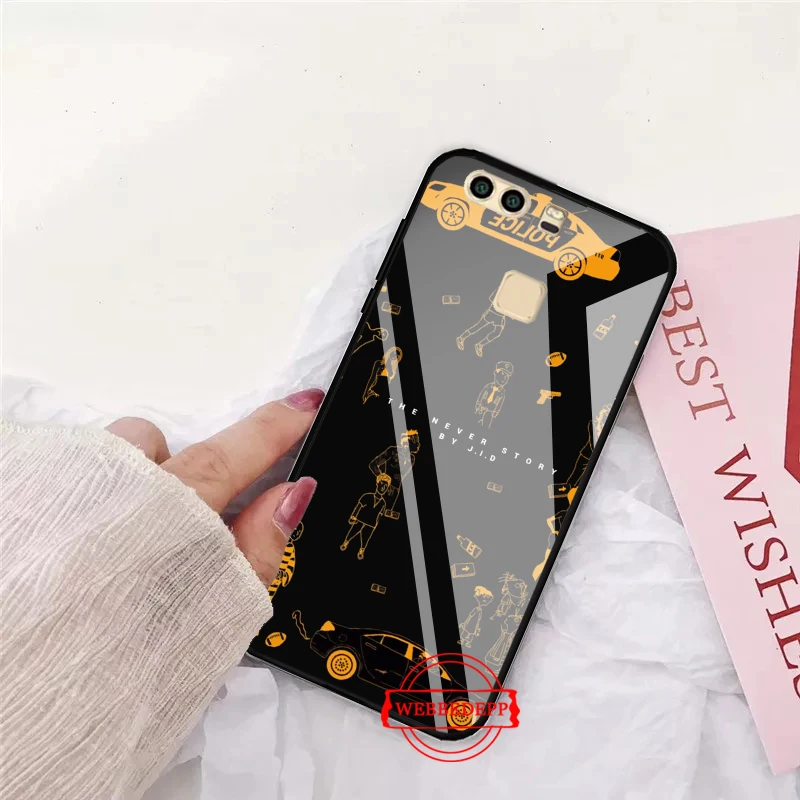

J COLE Glass Case for Huawei P10 lite P20 Pro P30 P Smart honor 7A 8X 9 10 Y6 Mate 20