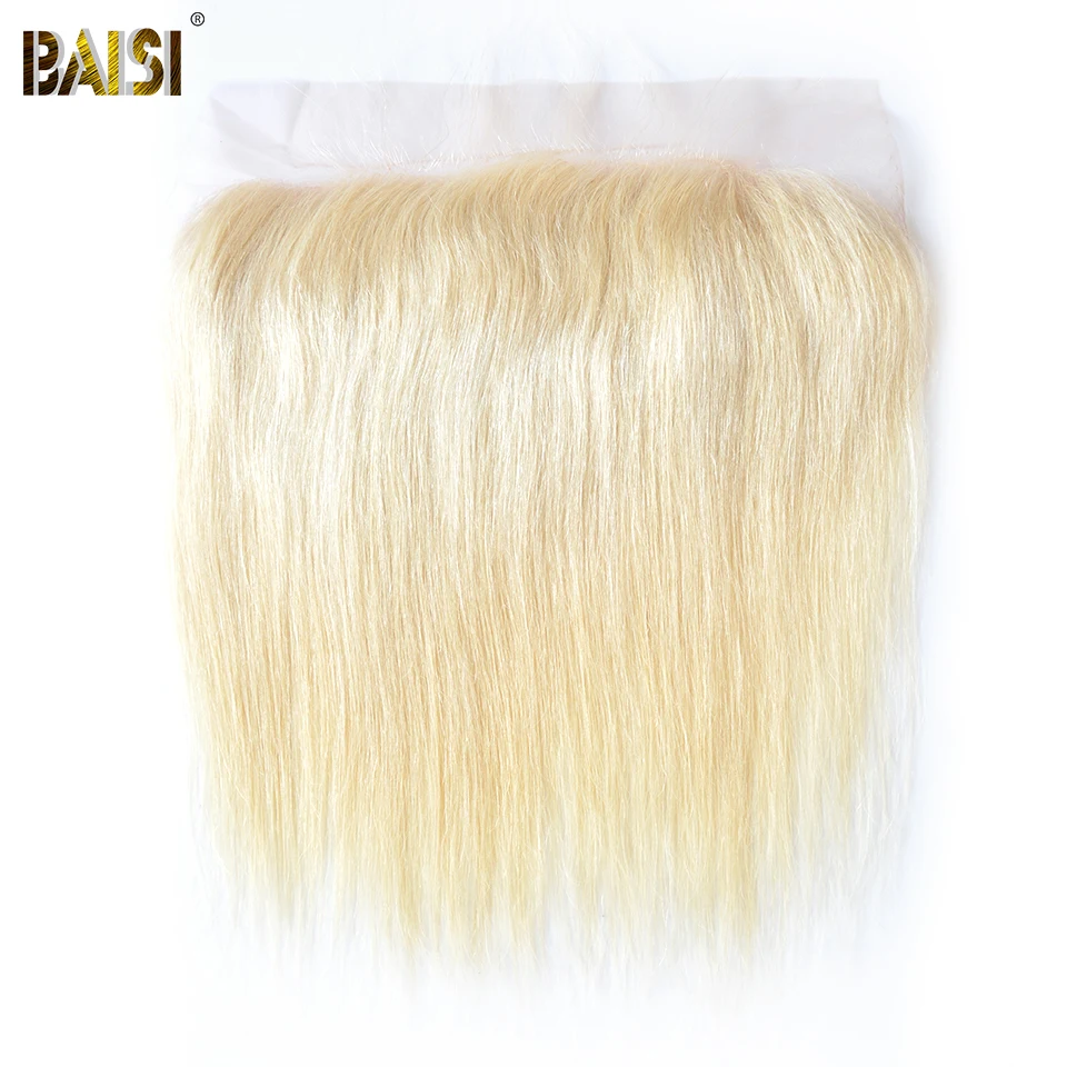 BAISI волосы бразильские remy 613 светлые Цветные Кружева Фронтальные предварительно