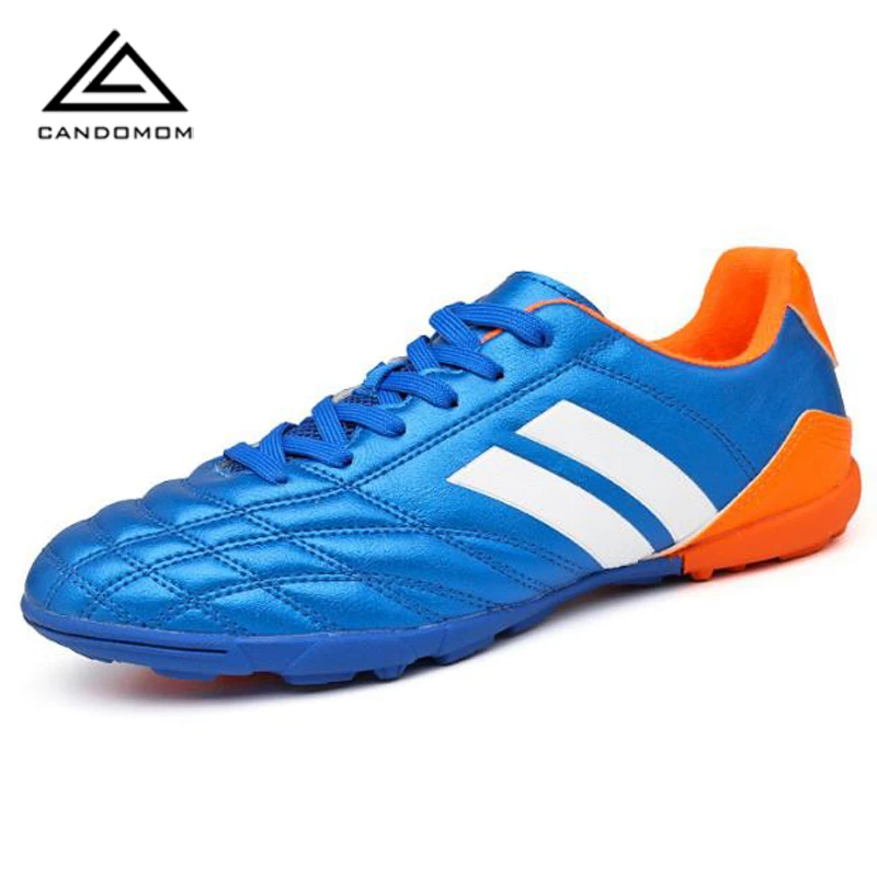 CANDOMOM модная новинка Детская футбольная обувь резиновая для газонов спортивная