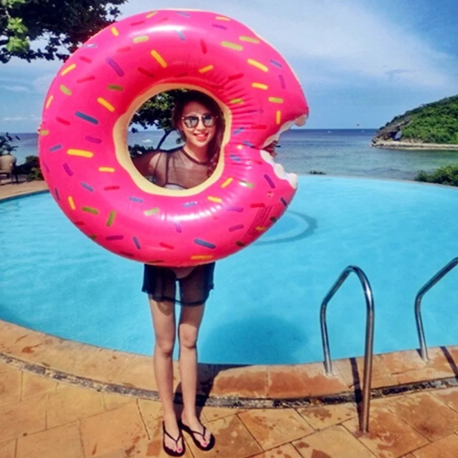 Надувной спасательный круг 120 см для взрослых супер большой бассейн | Спорт и