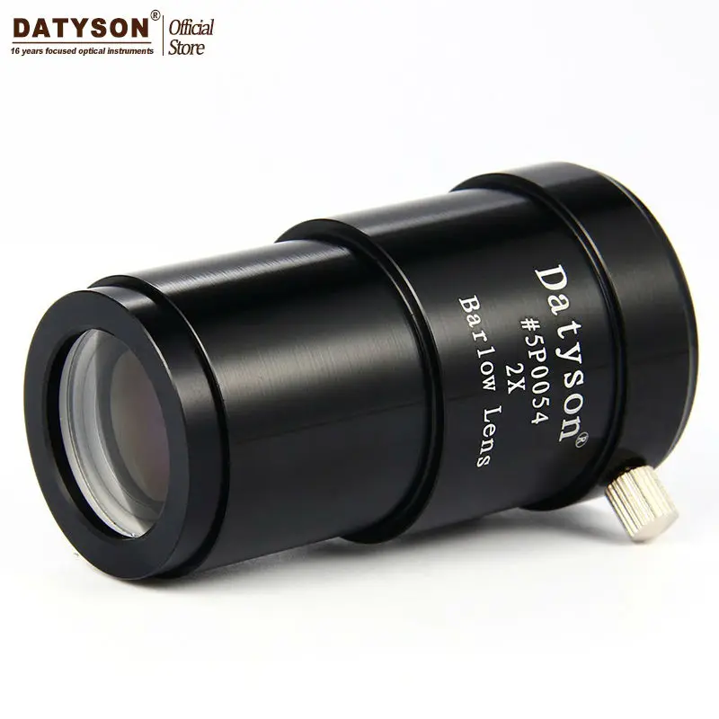 2x Barlow Lens 1.25'' Fully Metal 2 Times Magnification Astronomical Telescope Eyepiece Ocular