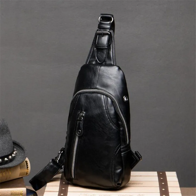 2020 мужская сумка на ремне из искусственной кожи через плечо Мужская нагрудная