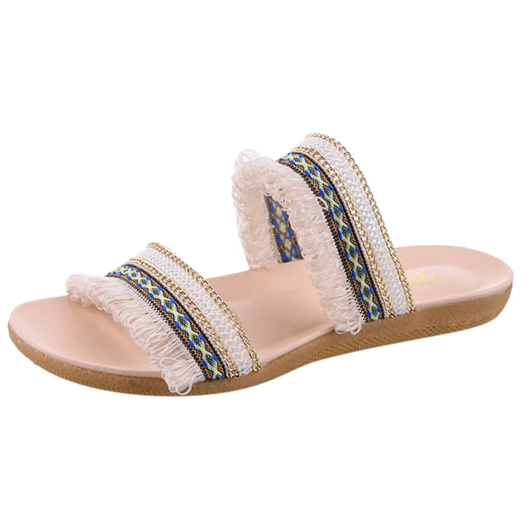 SAGACE женские шлепанцы обувь на плоской подошве летние дышащие пляжные без