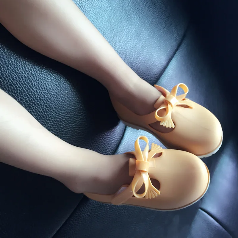 2018 Новая летняя детская обувь для мальчиков и девочек с чистым бантом мягкой