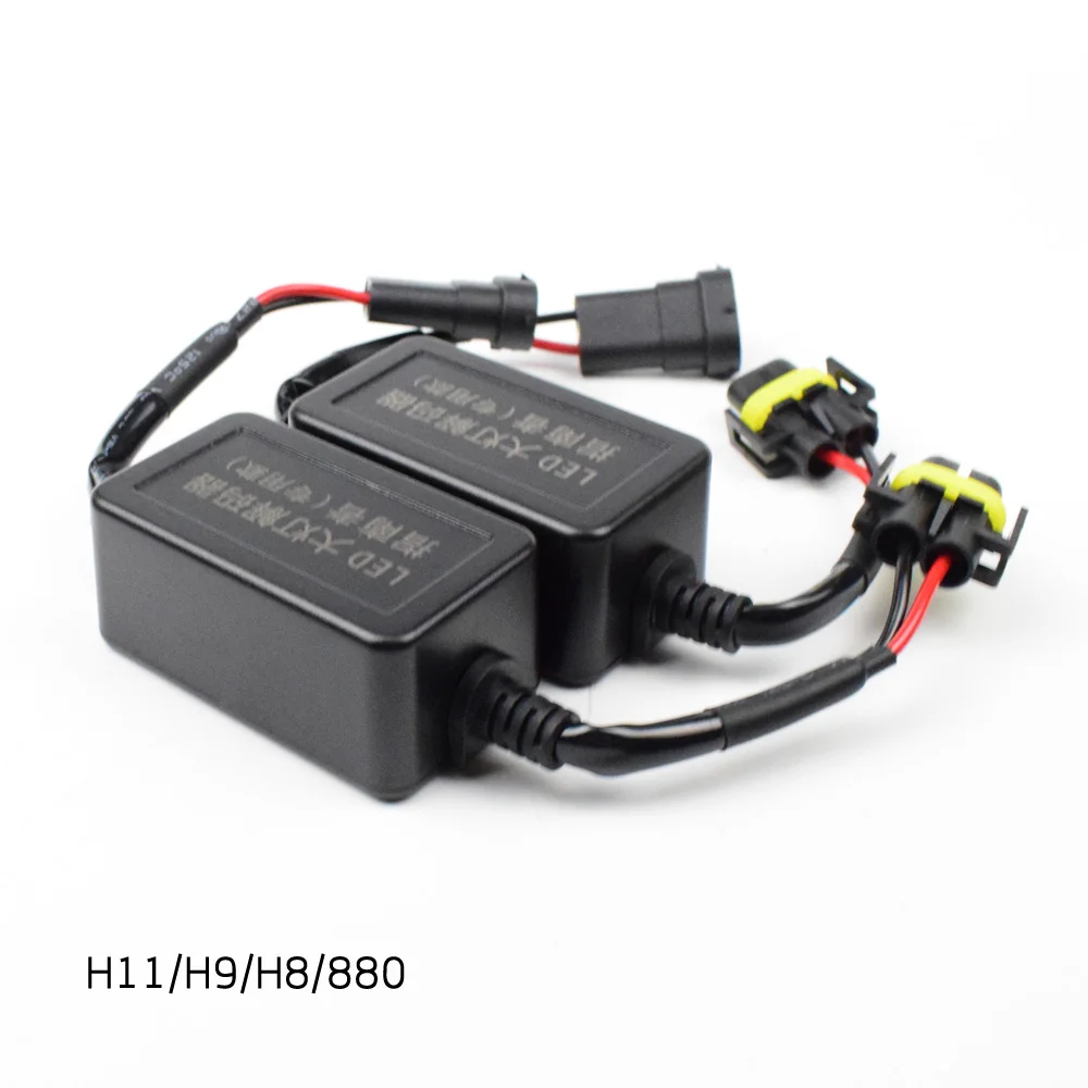 C18 2 шт. укрепить светодиодный фар Canbus led комплект h1 h4 h15 9005 9006 H7 h13H11 компьютер Предупреждение ошибки ЕМС резистор компенсатор декодер