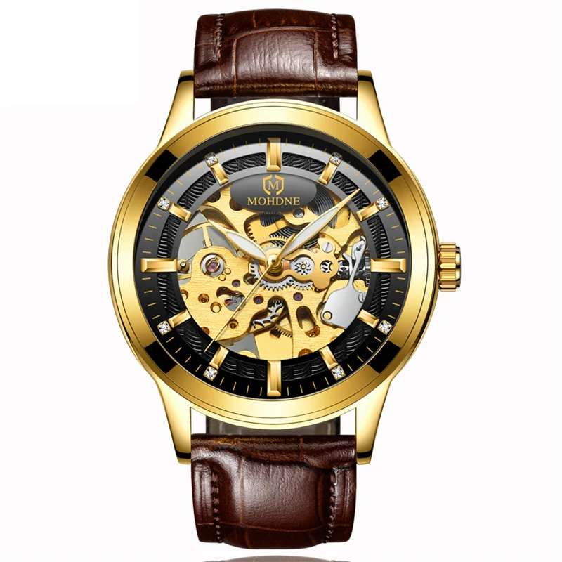 Часы Golden Tourbillon Мужские механические автоматические водонепроницаемые|Мужские
