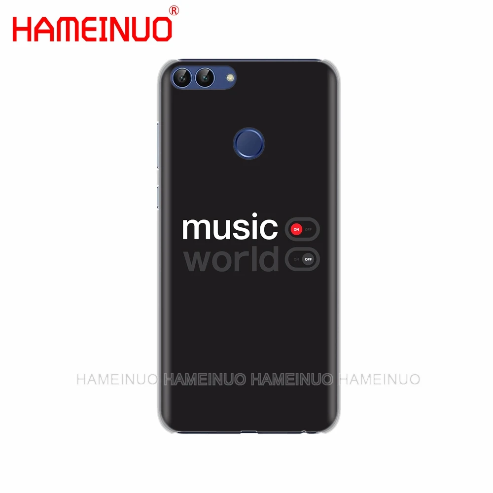 Чехол для телефона HAMEINUO music on world off с принтом Huawei NOVA 2 2S 3e PLUS LITE p smart 2018 enjoy 7s mate 7 8 9 10