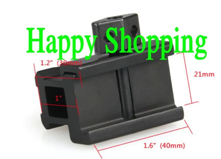 

New Tactical 1" High Riser Rifle Scope Hunting Mount for hunting