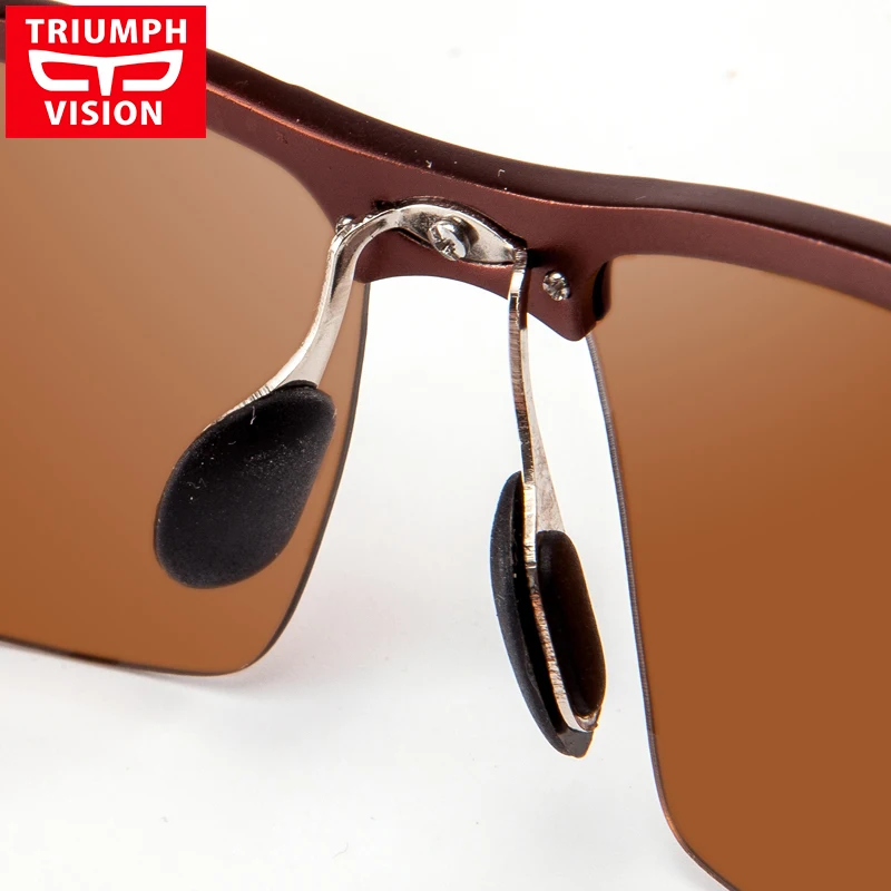 

TRIUMPH VISION Luxury Mens Polarized Sunglasses Goggle Aluminium Magnesium Sun Glasses Male Lunette Driving Shades Oculos de sol