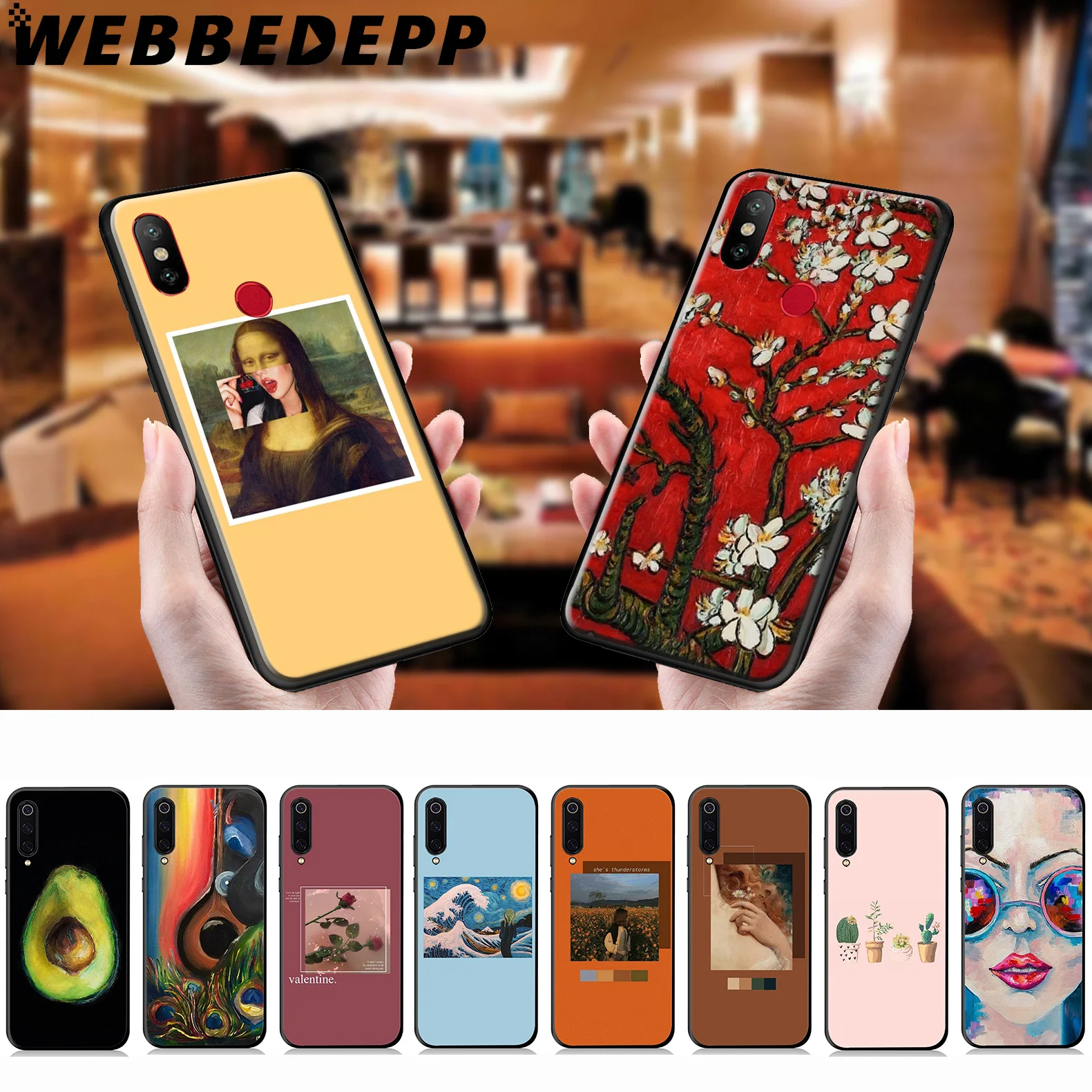 WEBBEDEPP художественная картина маслом для девочек мягкий чехол Xiaomi Mi 9T 9 8 SE 6 A1 A2 A3 Lite