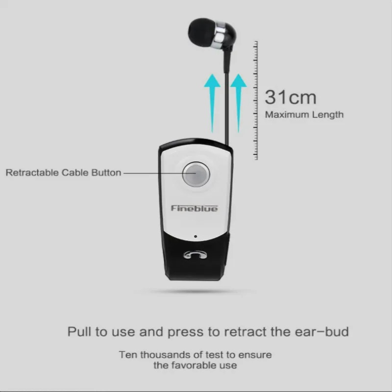 2 шт. Fineblue F960 беспроводные Bluetooth наушники свободные руки микрофон звонки