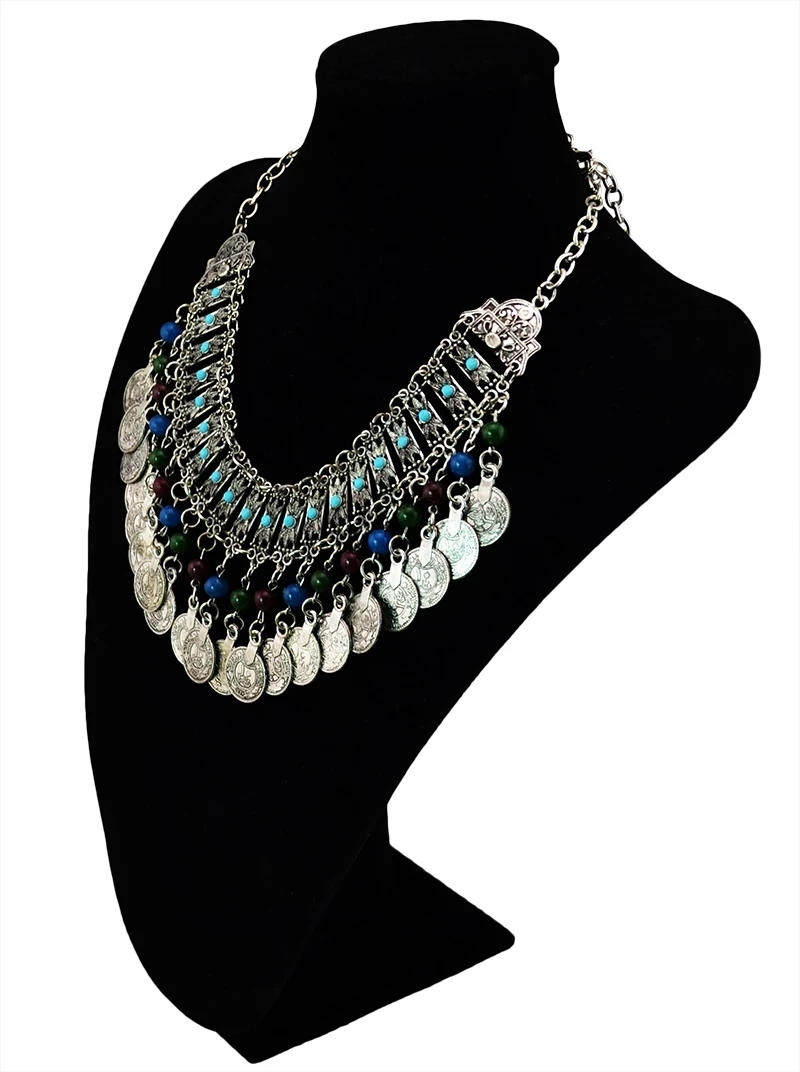 Женское Ожерелье чокер в этническом стиле|fashion necklace|necklace fashioncoin necklace |