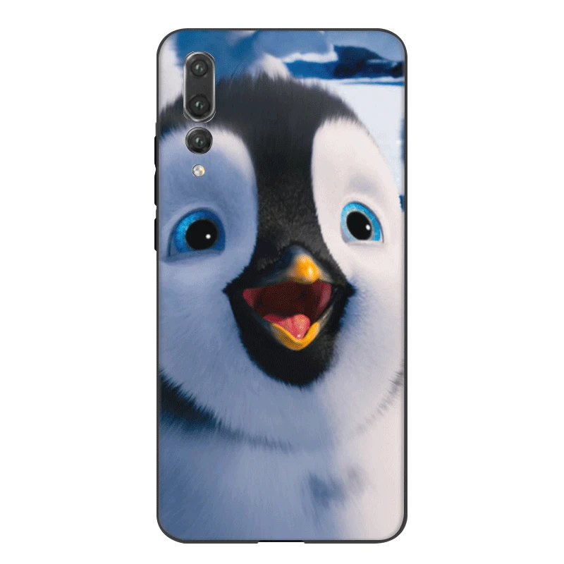 Silicone Mobile Phone Case For Honor Note 10 9 7X 7C 8X 8C 7A 6A 8 Lite Cover Cute Arctic Penguin Shell Bag | Мобильные телефоны и