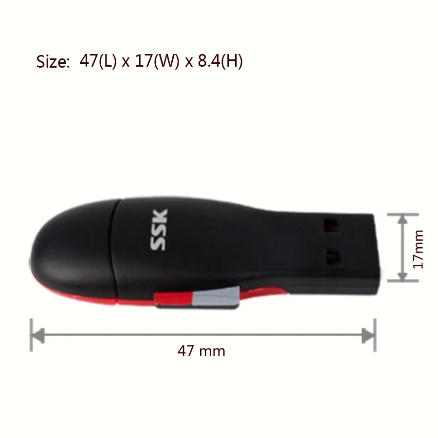 Лидер продаж картридер SSK SCRS600 USB 2 0 поддержка Micro SD/T Flash карты с функцией OTG для