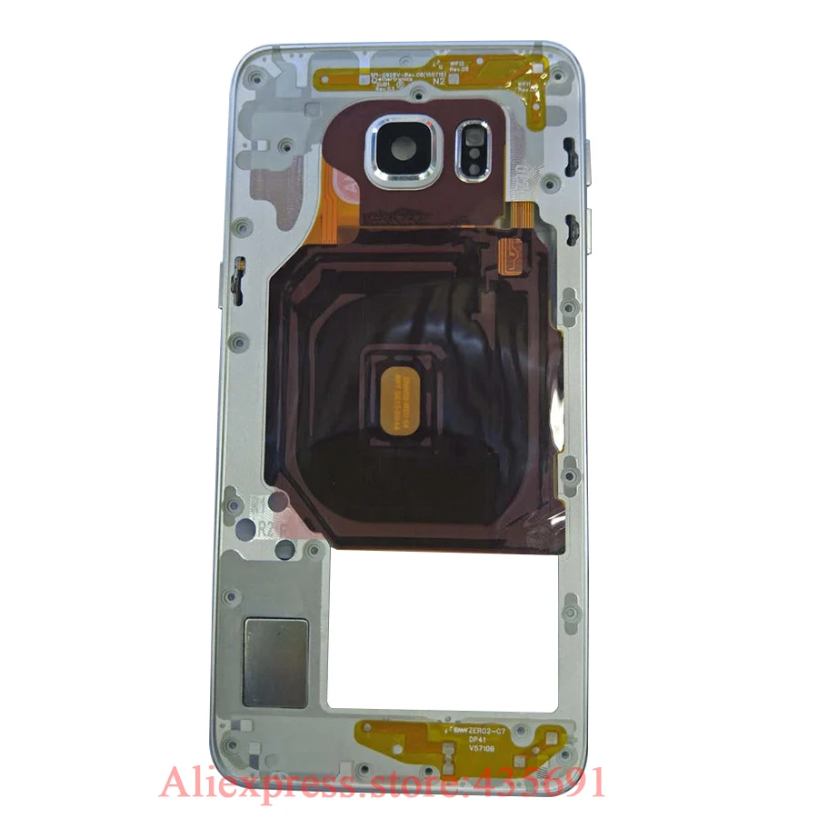 Для Samsung Galaxy S6 Edge Plus G928 средняя рамка Корпус Крышка шасси с задней камерой