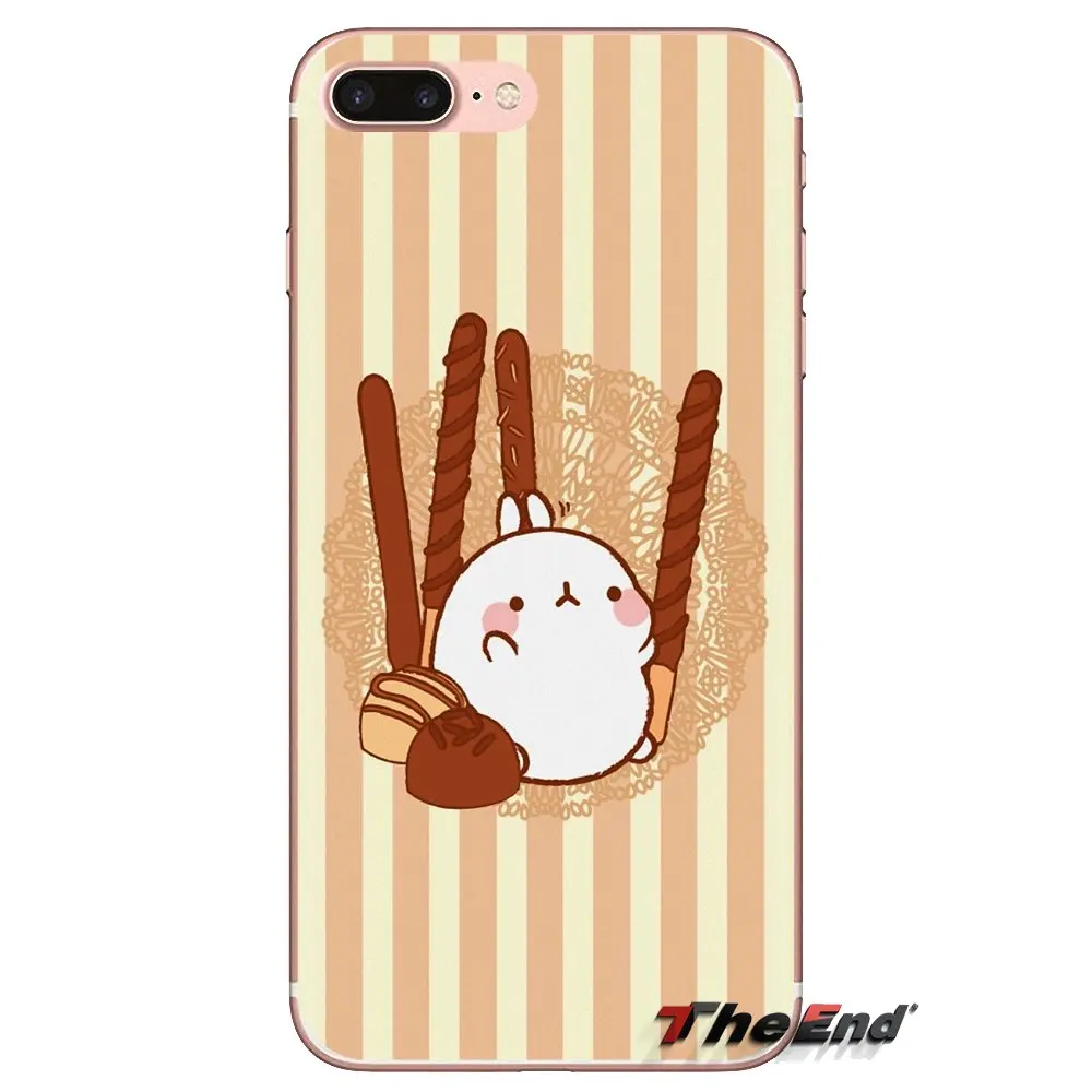 Корейский мультфильм Картофель молан розовый для iPod Touch Apple iPhone 4 4S 5 5S SE 5C 6 6S 7 8 X XR XS