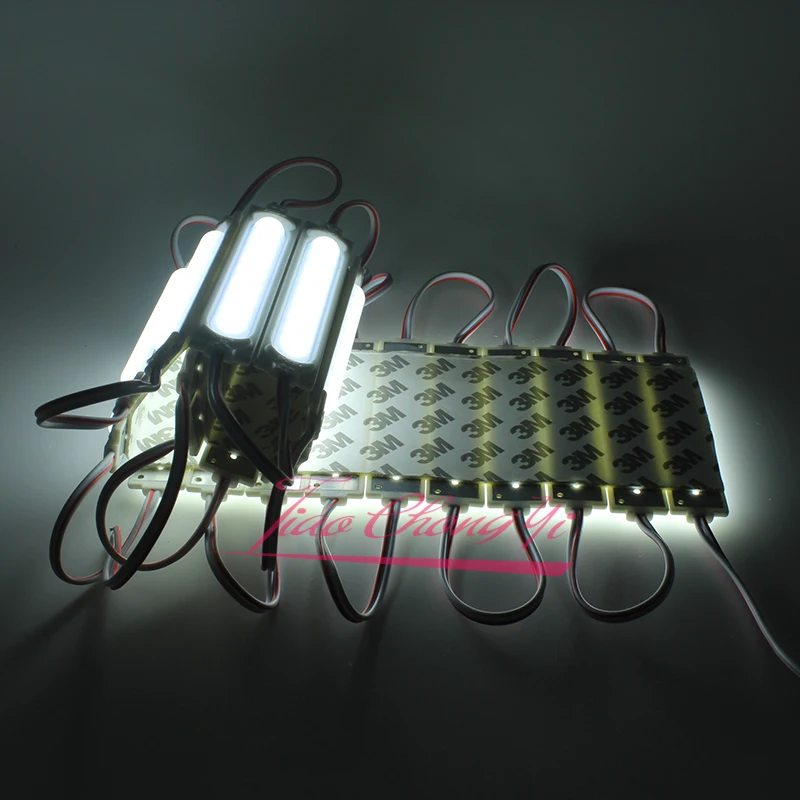 5730 9LED COB LED 160 градусов модуль холодный белый свет DC12V IP67 водонепроницаемое