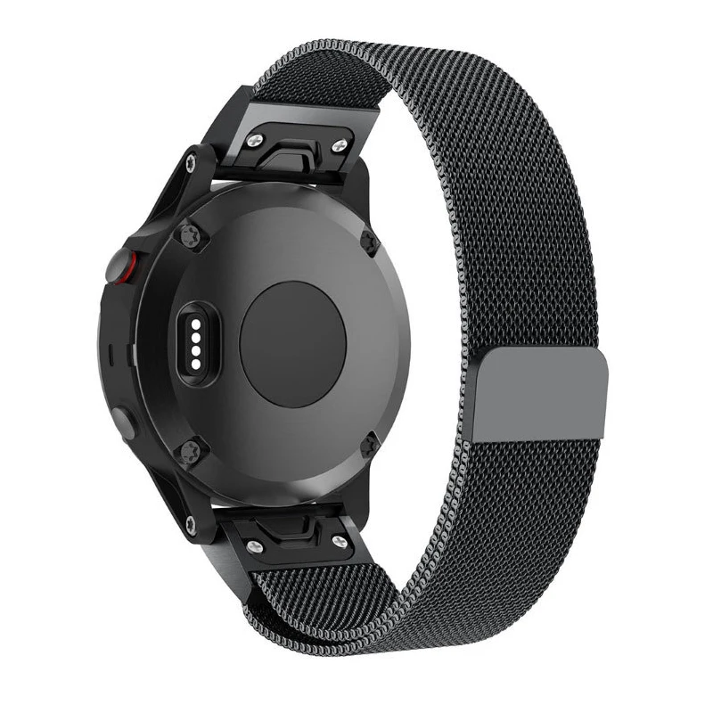 20mm 22mm 26mm Quick Fit Metal Stainless Steel Milanese Loop Wrist band Strap for Garmin Fenix 5 5S 5X 3 3HR S60 D2 Mk1 watch | Наручные