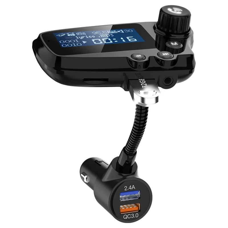 LCAV BT Hands Free lcd дисплей Mp3 Fm передатчик модулятор с Bluetooth автомобильное зарядное
