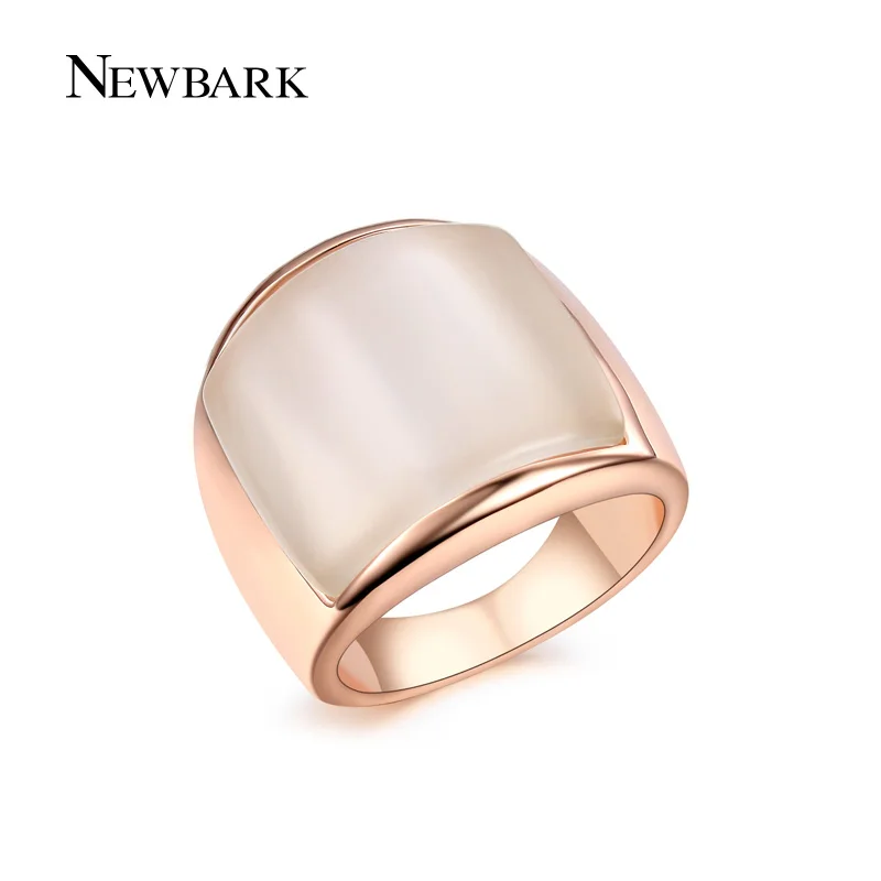 Newbark любителей палец кольцо подарок Синтетический Опал Камень удачи ювелирные