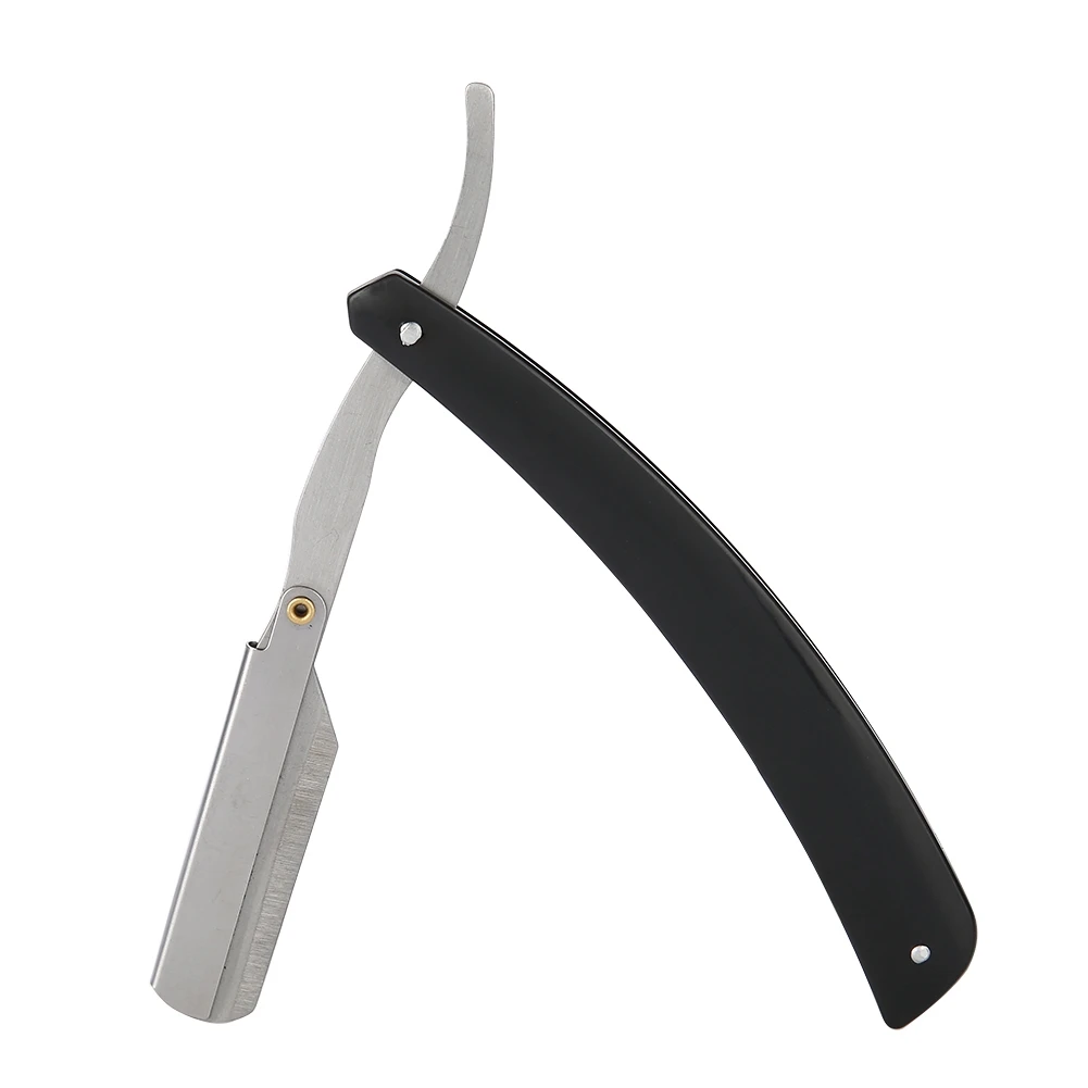 Парикмахерское бритвенное лезвие из углеродистой стали, Парикмахерская ручная бритва, складное бритье, бритье с прямым краем, острое парикмахерское бритвенное лезвие, машинка для стрижки