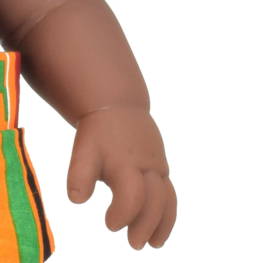 АФРП девушка волос! Чернокожая Кукла reborn girl 12 дюймов boneca corpo inteiro de silicone reborn baby dolls pop lifelike silicone