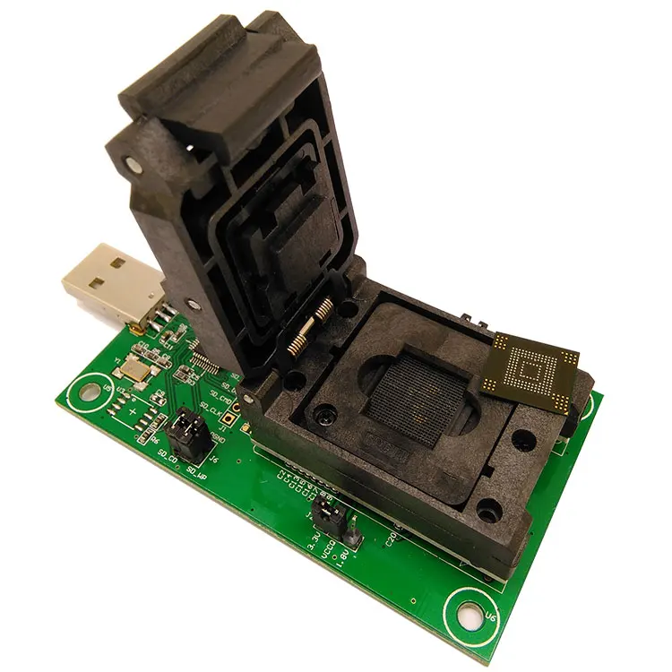 EMMC153/169 флип шрапнель на USB испытательное сиденье чип eMMC восстановление данных