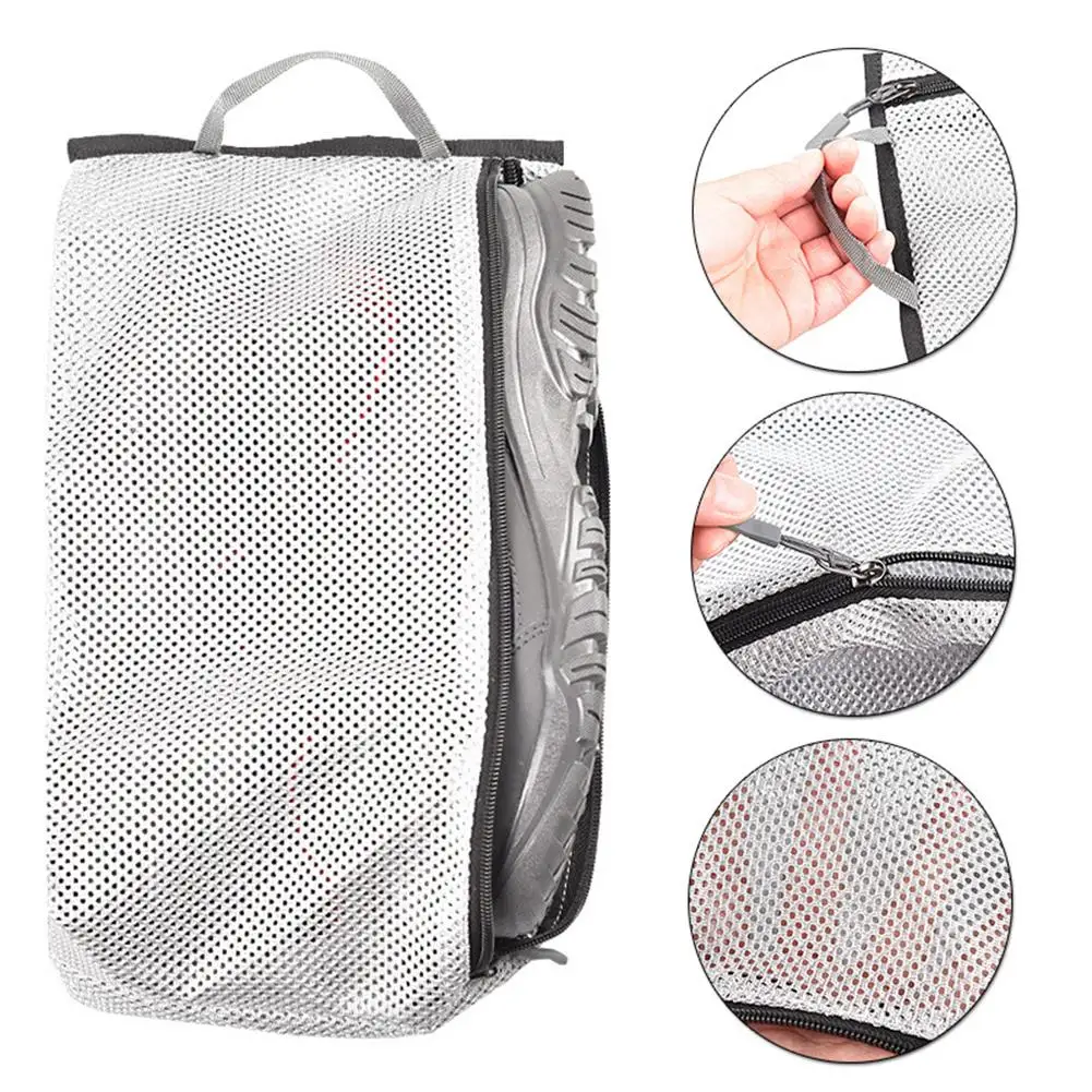 5 шт. мужская и женская походная сумка для обуви дышащая сетчатая одежда хранения