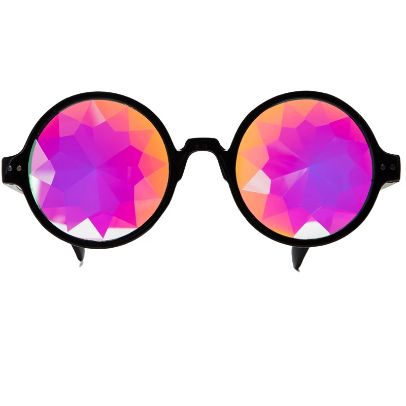 C. F. GOGGLE Новое поступление винтажный круглый калейдоскоп пластиковая оправа