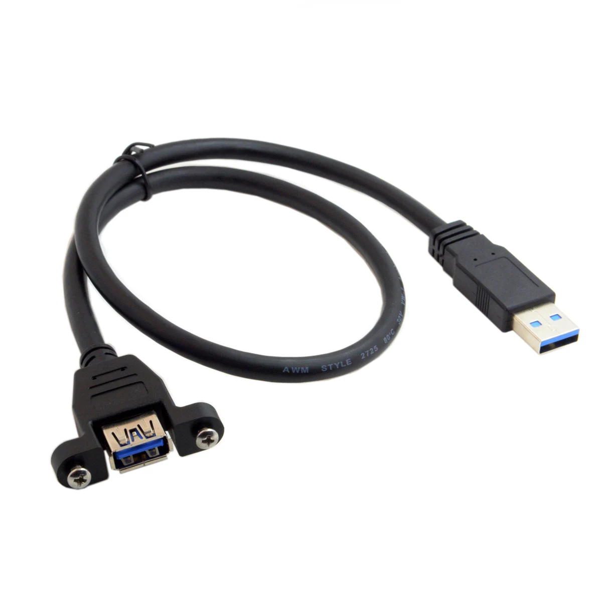 Zihan USB 3 0 Панель Крепление Женский к мужскому A MF Удлинительный кабель |