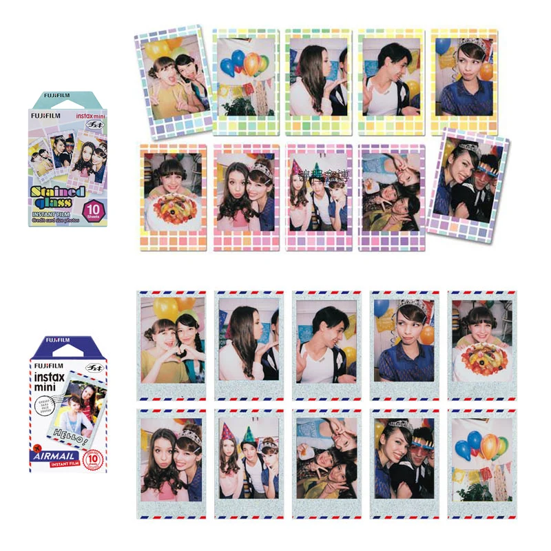 Оригинальная цветная пленка Fujifilm Instax Mini для Fuji 9 8 7s 7c 70 90 25 50 мгновенная камера