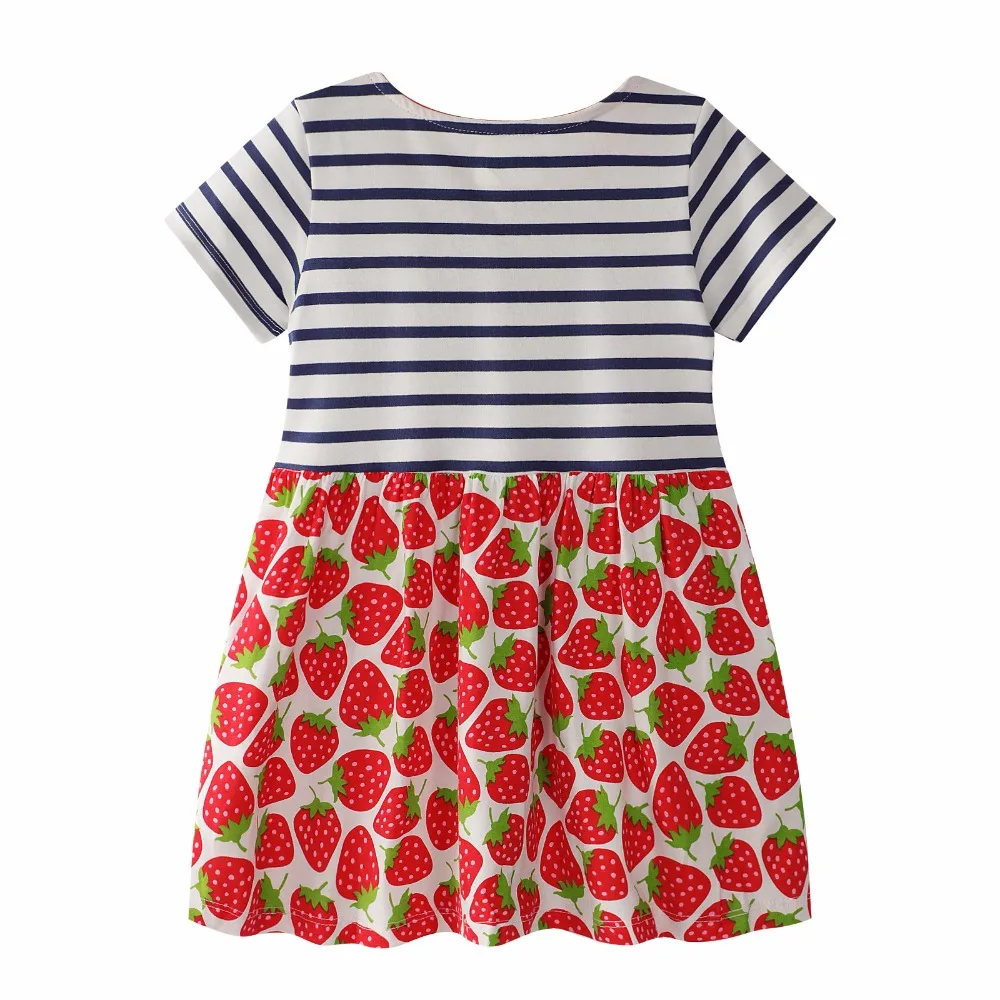 European and American style children's clothing summer new dress printing cotton girls short | Детская одежда и обувь