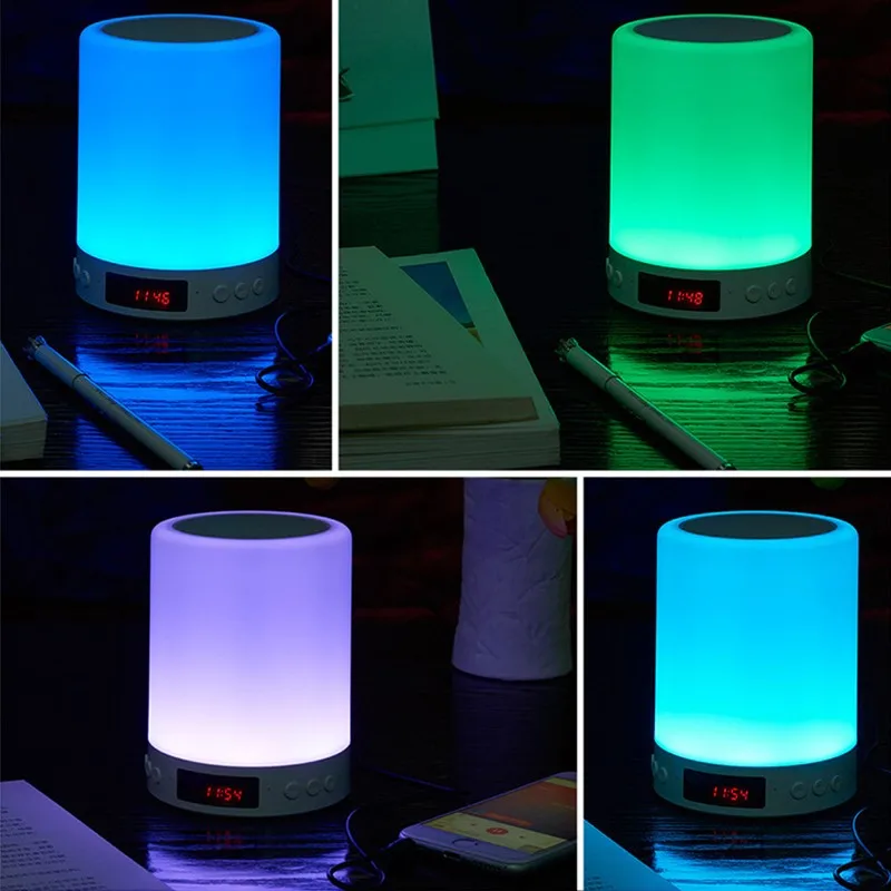 Пользовательские фото/текст RGB светодиодный ночник индивидуальная Настройка Bluetooth музыкальный плеер USB перезаряжаемая сенсорная Ночная лампа