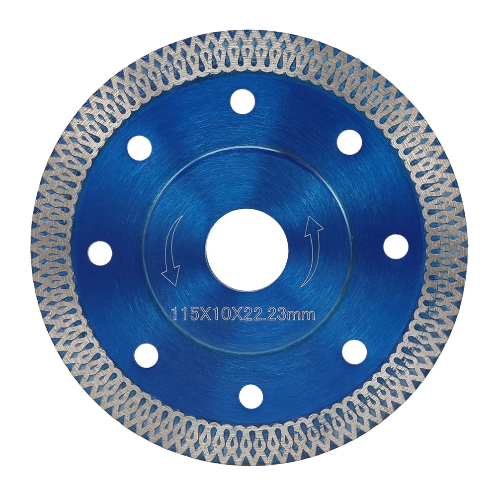 115mm 105/115/125 мм X в форме бриллианта фарфоровая пила с горячим спеченным бриллиантом круглый диск для резки фарфоровой плитки - Цвет: 115mm
