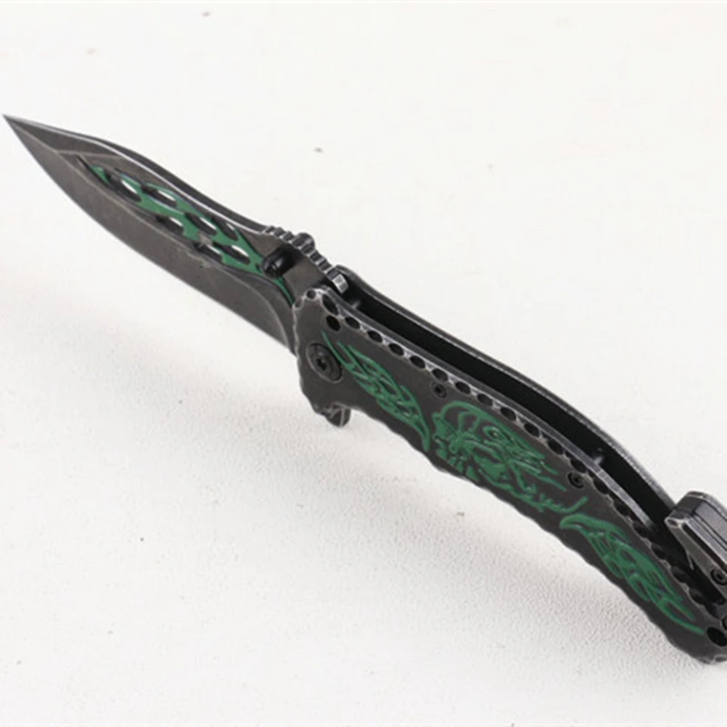 8 &quotGreen Thorn F99 Флиппер складной Ножи 440 лезвие Сталь Титан ручка Открытый Отдых