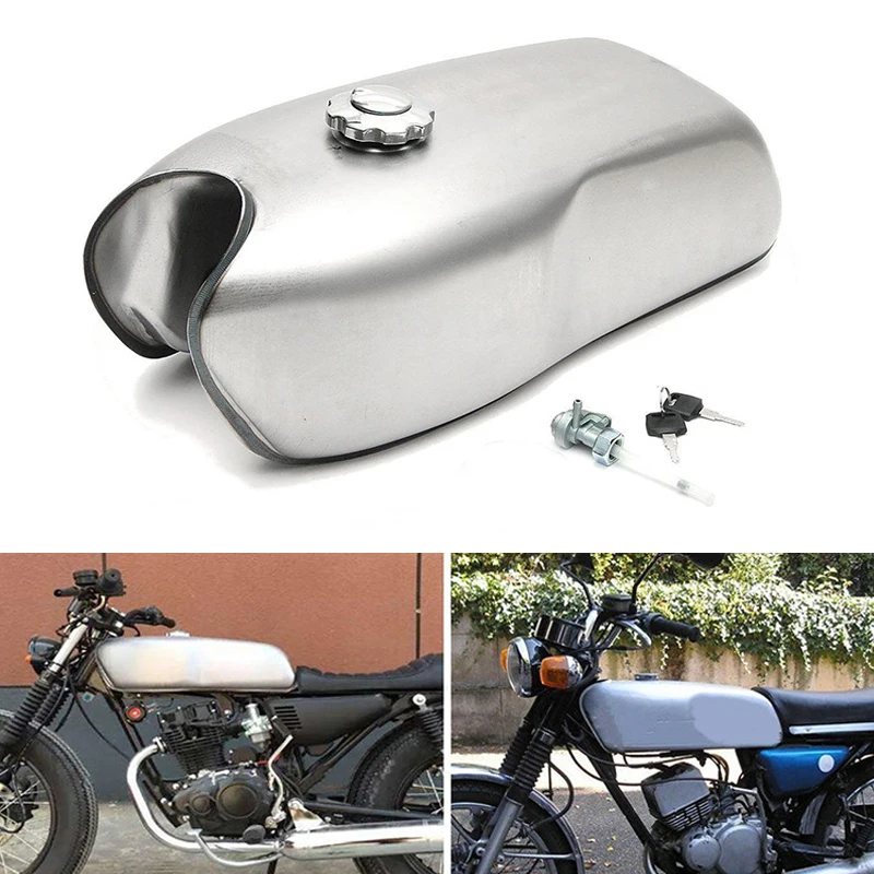 Artudatech 9L/2 4 галлон газовый топливный бак для Кафе Racer Honda Для Yamaha RD50 RD350 BMW