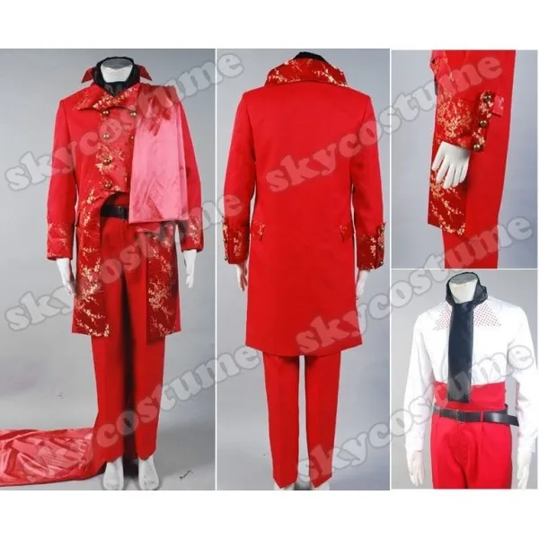 Фантом оперы маскарад для взрослых на Хэллоуин роскошный красный костюм