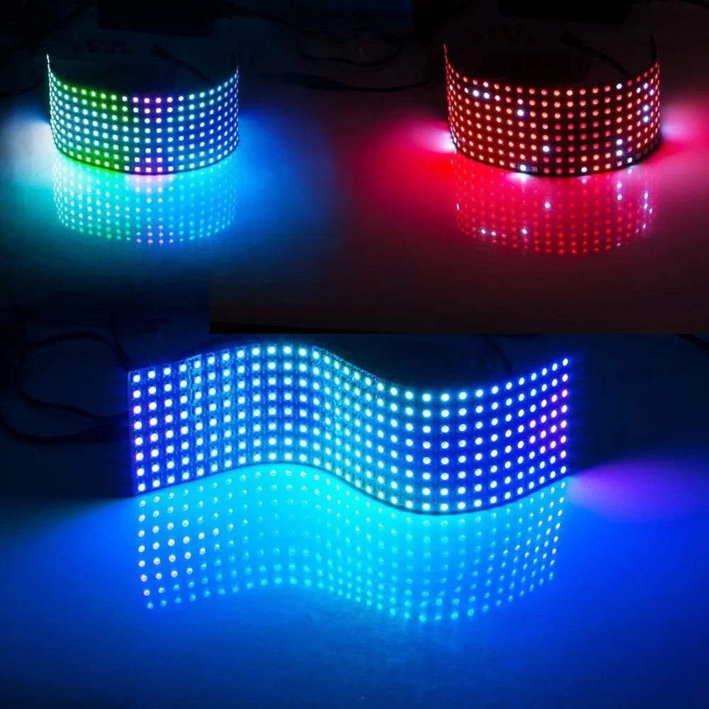 4-контактный WS2812B WS2812 светодиодный чип и радиатор 5 в 5050 RGB WS2811 IC встроенный модуль