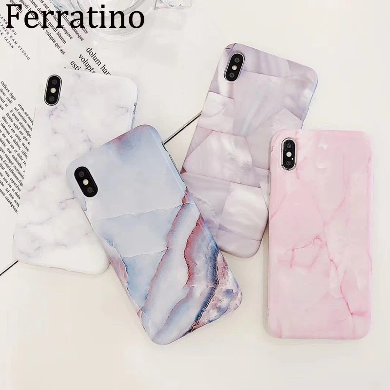 New Silver Grey Marble Phone Case For iPhone XR XS MAX X Soft TPU Back Cover 7 8 Plus 6 6s Cases Coque Fundas | Мобильные телефоны