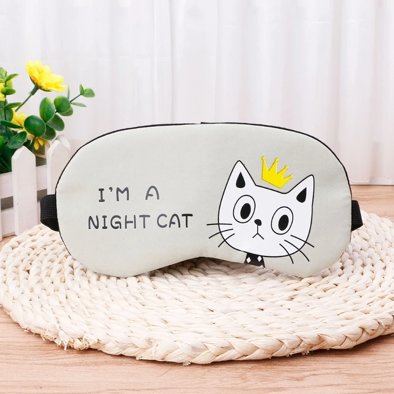 Милая мягкая маска первой помощи для глаз путешествий сна отдыха тени ухода за