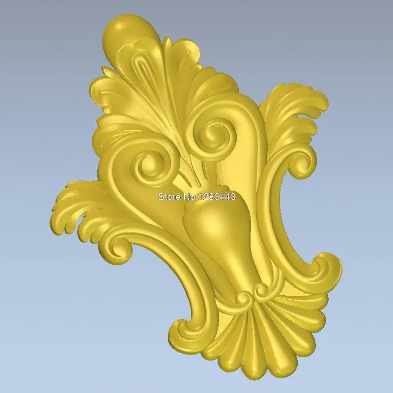 Высококачественная новая 3D модель для украшения мебели с ЧПУ резная фигурка