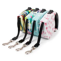 cheap 5m pet dog leashes automatic nylon retractable dog leash puppy pet traction rope chain harness dog cat lead pet supplies
