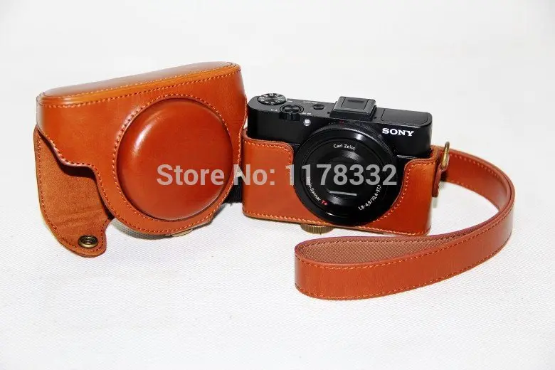 Кожаный чехол для камеры Sony RX rx100/RX100II/RX100III M3 rx100 iii 100 ii камеры|camera bag|bag forrx |