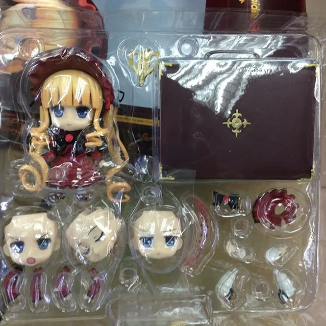 Q версия 10 см Rozen Maiden Shin ku глина экшн-фигурка милая девушка модель со сменным лицом