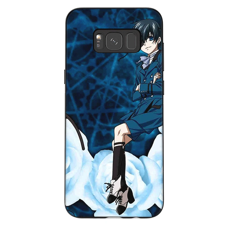 TPU Mobile Phone Case For Samsung A10 A20 A30 A40 A50 A60 A70 A7 A8 A9 A6 A5 A3 J6 Cover Anime Black Butler Kuroshitsuji Shell | Мобильные