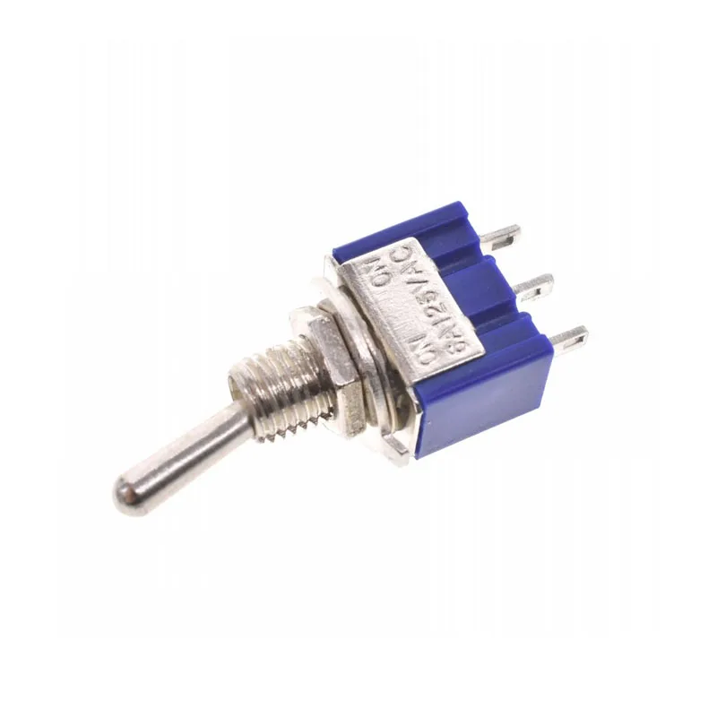 10 шт. ВКЛ./ВЫКЛ. ВКЛ./ВКЛ. 3 контакта стандартный переключатель 125 В/6 А 250 В/3