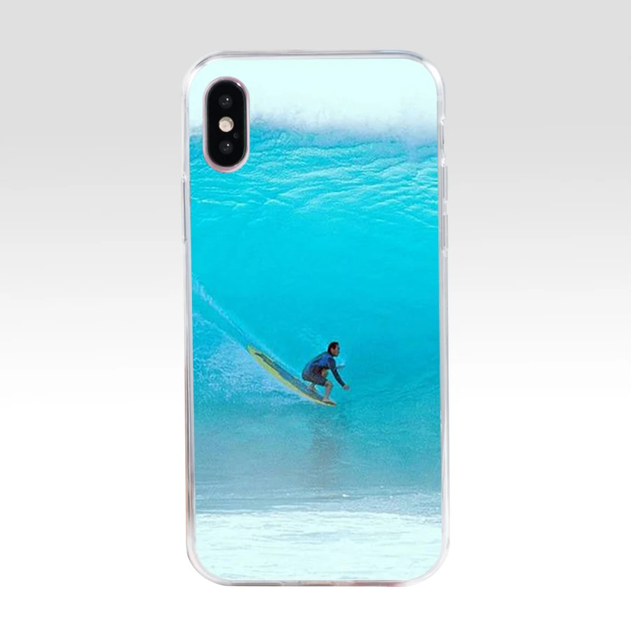 65AQ Sport Surf Vague Sea Soft Silicone Tpu Cover phone Case for iphone 5 5s se X XR XS Max case | Мобильные телефоны и