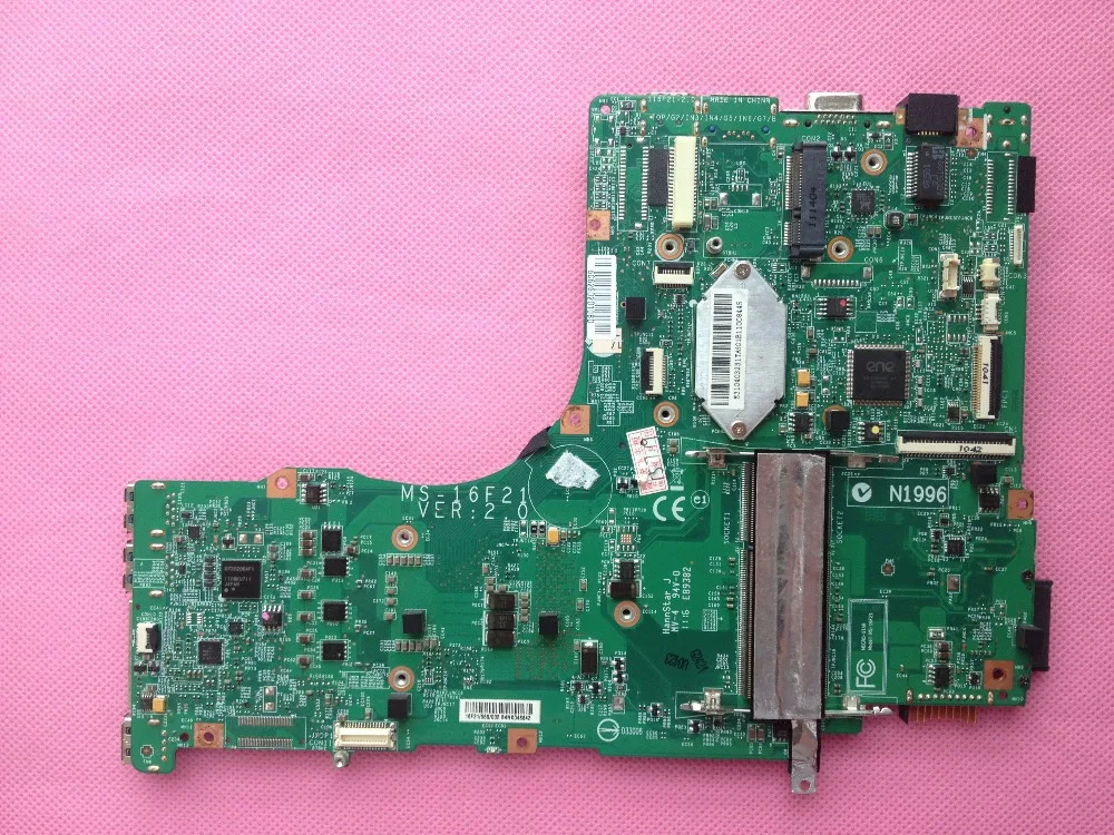 Для MSI GT683DXR Плате Ноутбука MS-16F21 REV: 2.0 Материнская Плата 100% Тестирование Идеально