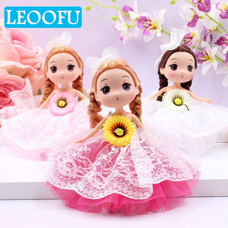 LEOOFU 18 см свадебное платье куклы для девочек с героями мультфильмов детские