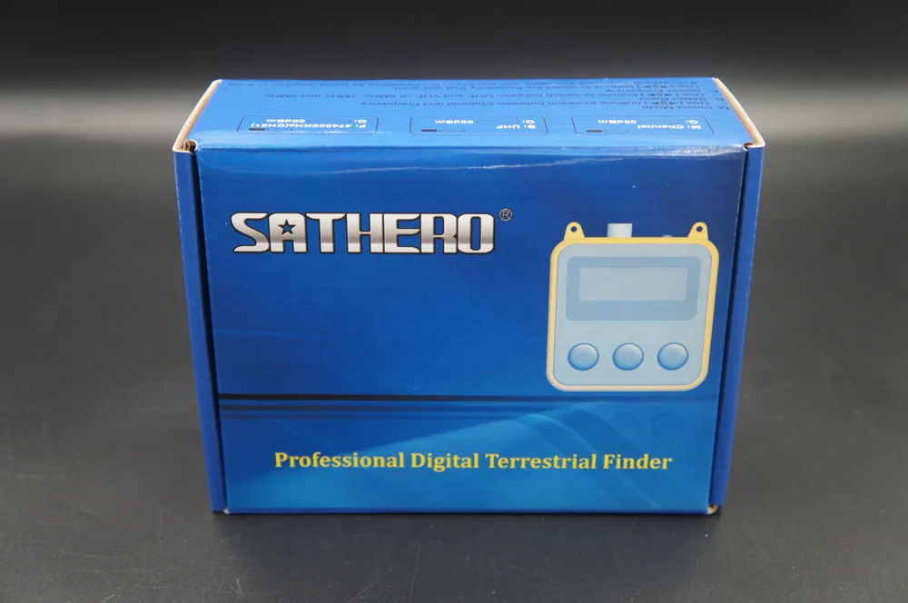 SATHERO SH-110HD спутниковый искатель DVB-T/T2 цифровой спутниковый искатель HD сигнальный искатель ЖК-дисплей USB2.0 SH 110 спутниковый измеритель